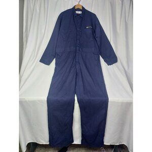 Red Kap x Rivian Navy Blue Coveralls Manufacturing Workwear Men's Size 44 RG